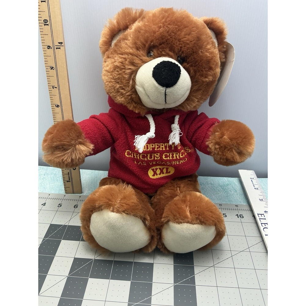 Property Of Circus Circus Las Vegas Reno plush 10" bear stuffed animal